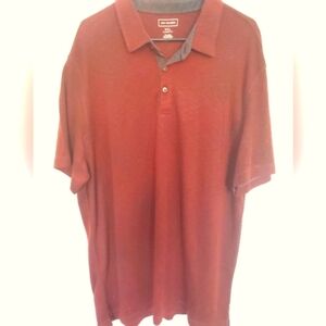 Van Heusen brand burgundy men's polo shirt size XXL